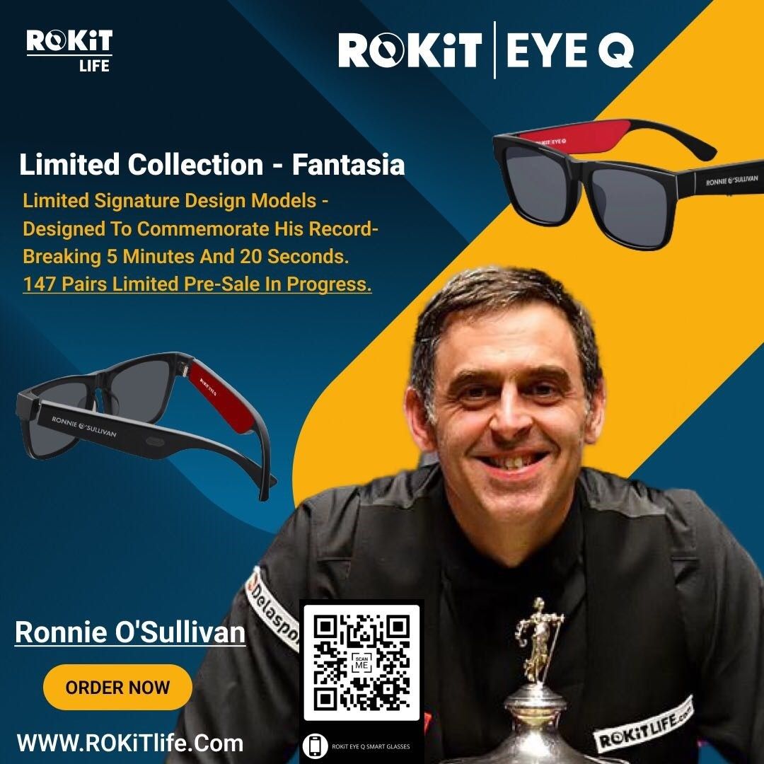Rokit Eye Q Smart Glasses - Black - weFix